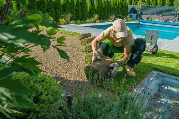 Service de pose et entretien de pelouse 78